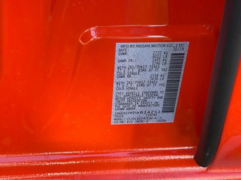 Certified 2025 Nissan Frontier PRO-4X image 25