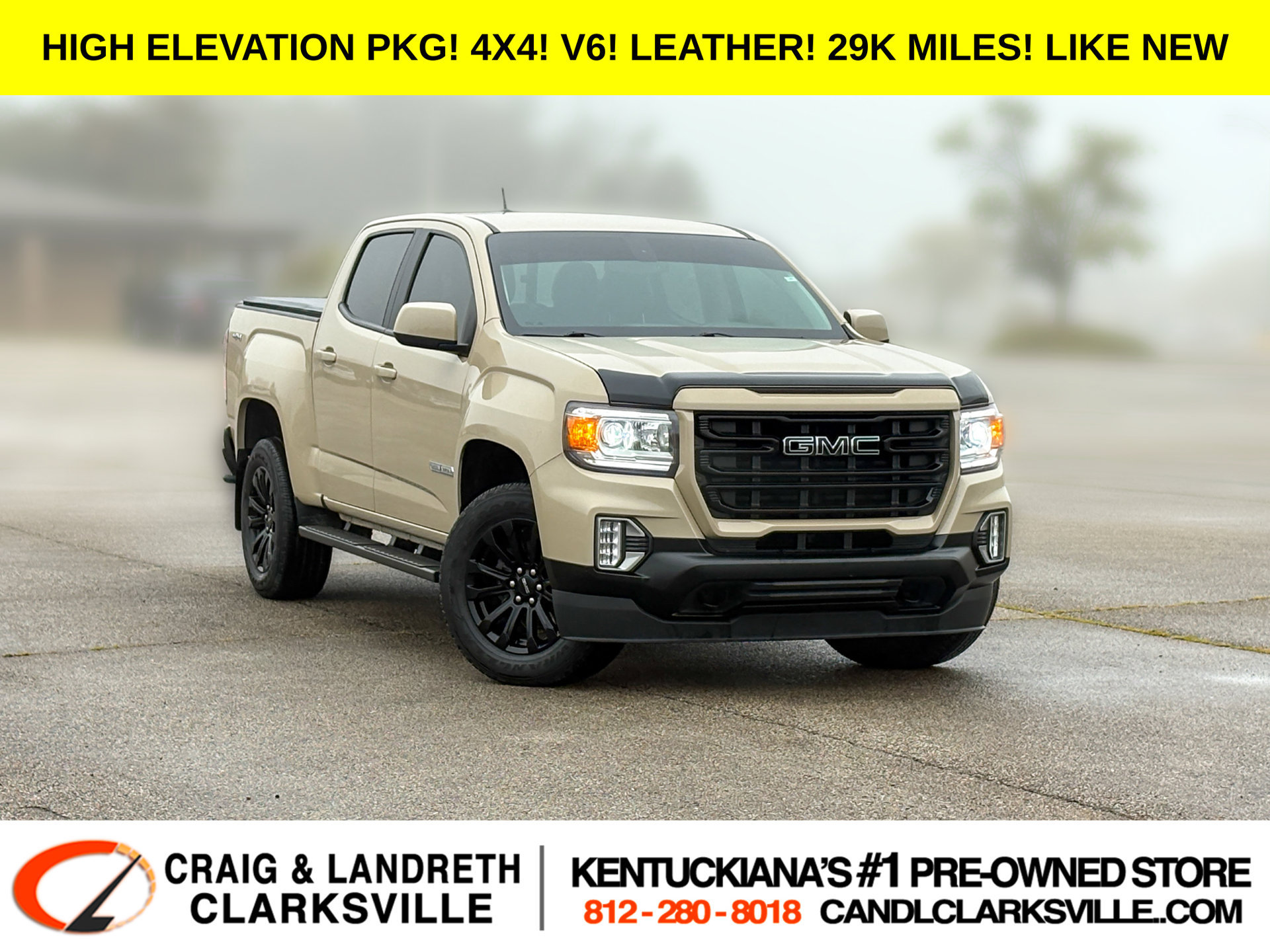 Used 2022 GMC Canyon Elevation w/ Elevation Premium Package AWD/4WD image 1