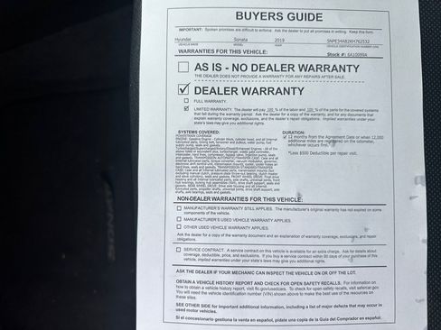 Used 2019 Hyundai Sonata Limited FWD image 37