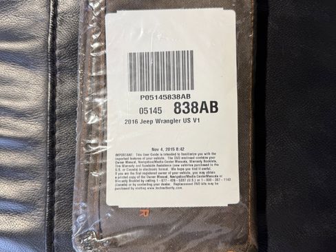 Used 2016 Jeep Wrangler Unlimited Sport w/ Quick Order Package 24S image 51