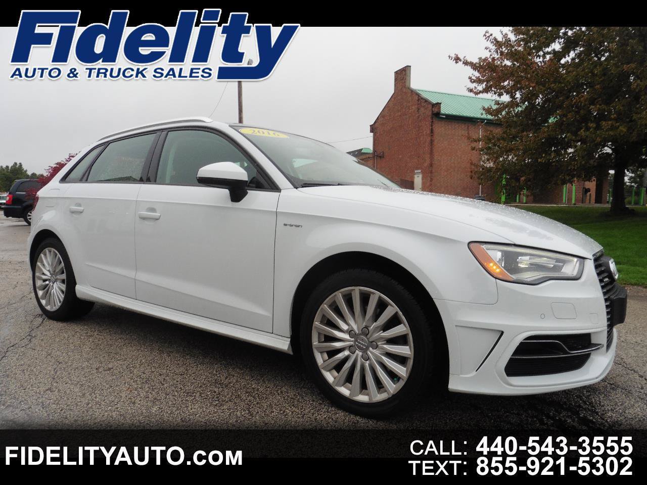 Used 2016 Audi A3 e-tron Premium w/ 17" Wheel Package FWD image 1