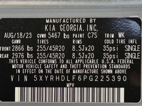 Used 2023 Kia Sorento X-Line EX AWD/4WD image 49