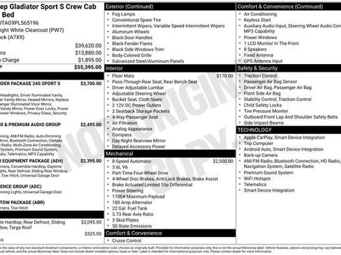 Used 2023 Jeep Gladiator Sport AWD/4WD image 2