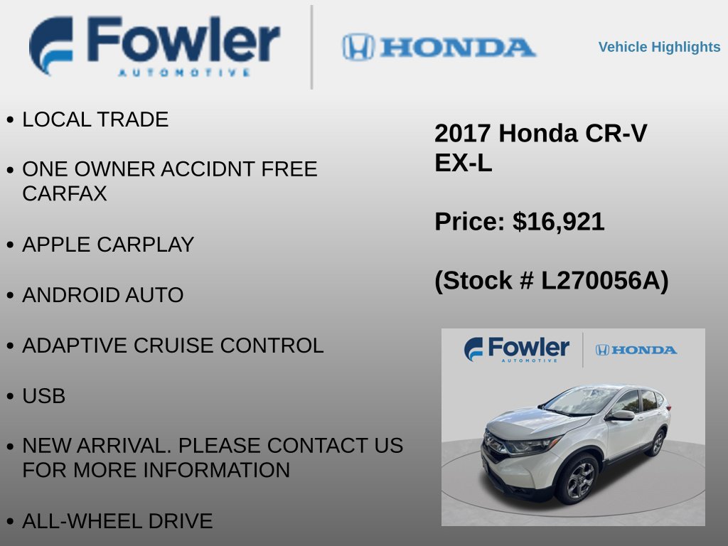 Used 2017 Honda CR-V EX-L image 8