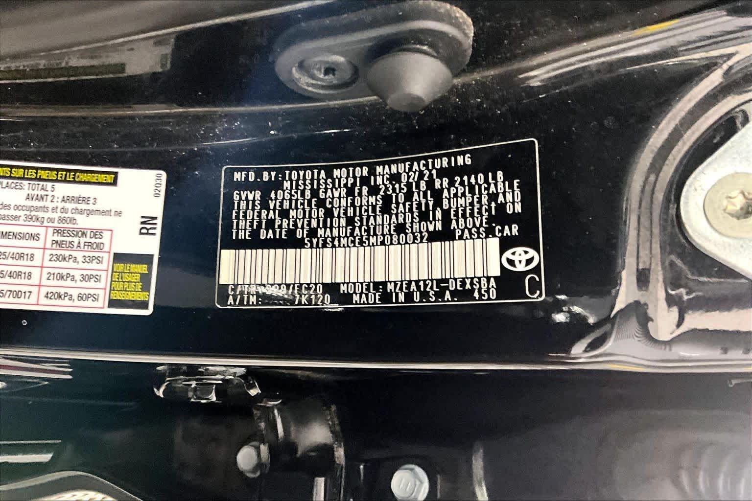 Used 2021 Toyota Corolla SE FWD image 30