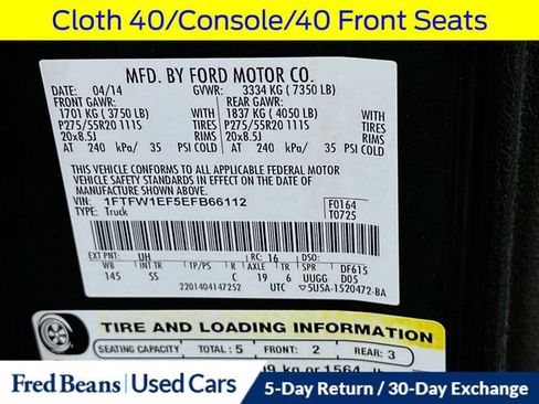 Used 2014 Ford F150 STX w/ Equipment Group 201A Mid AWD/4WD image 32