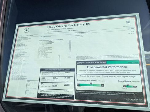 New 2026 Mercedes-Benz Sprinter 144 Cargo image 13