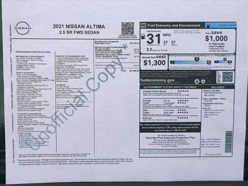 Used 2021 Nissan Altima 2.5 SR FWD image 26