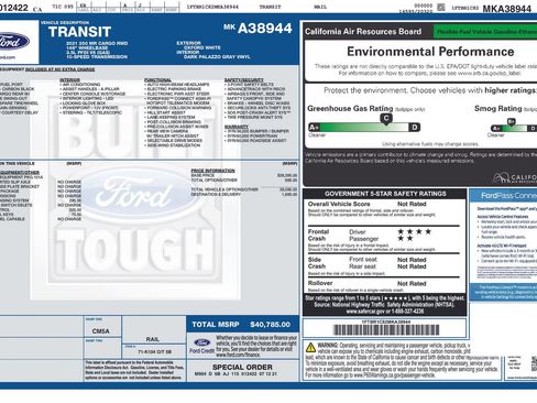 Used 2021 Ford Transit 250 Medium Roof RWD image 16