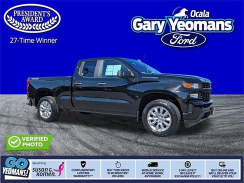 Used 2022 Chevrolet Silverado 1500 Custom image 1