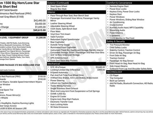 Used 2019 RAM 1500 Big Horn AWD/4WD image 2