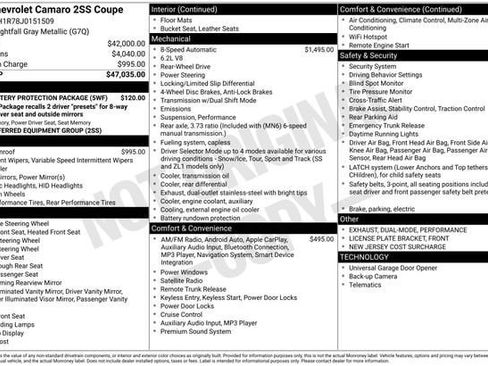 Used 2018 Chevrolet Camaro SS image 43