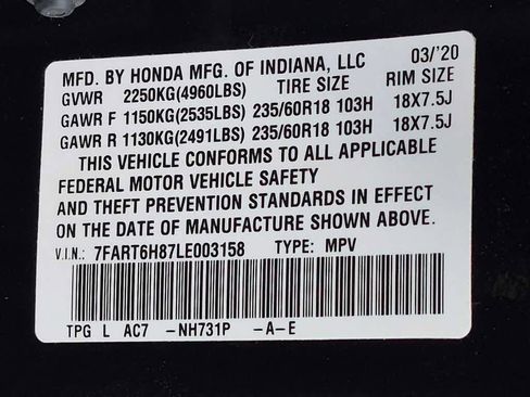 Certified 2020 Honda CR-V EX-L image 43