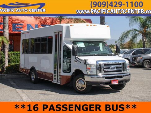 Used 2012 Ford E-450 and Econoline 450 Super Duty w/ Shuttle Bus Prep Pkg image 1
