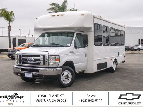 Used 2013 Ford E-450 and Econoline 450 Super Duty w/ Shuttle Bus Prep Pkg RWD image 1