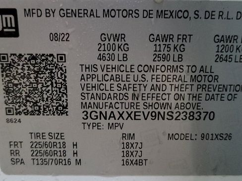 Used 2022 Chevrolet Equinox Premier AWD/4WD image 33
