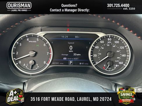 Used 2023 Nissan Sentra SR w/ Midnight Edition Package FWD image 10