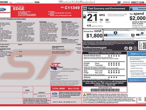 Used 2019 Ford Edge ST image 32