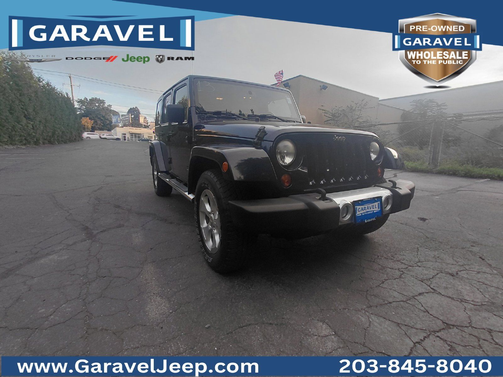 Used 2013 Jeep Wrangler Unlimited Sahara w/ Mopar Chrome Edition Group AWD/4WD image 1