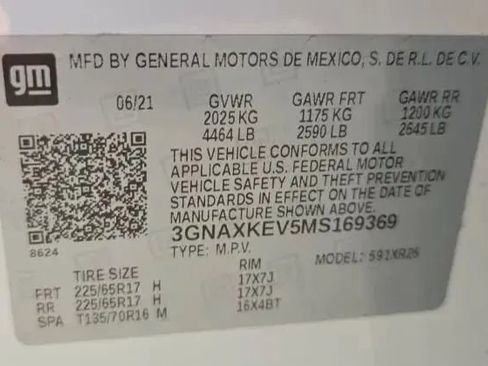 Used 2021 Chevrolet Equinox LT image 51