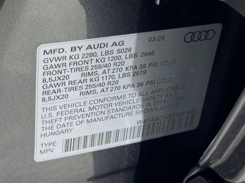 New 2026 Audi Q3 quattro 2.0T image 33