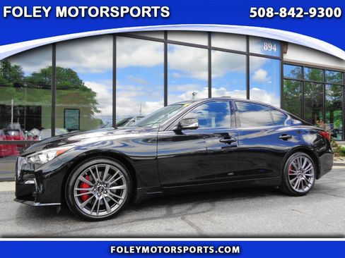 Used 2023 INFINITI Q50 Red Sport 400 w/ Black Opal Edition AWD/4WD image 1