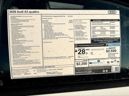 New 2026 Audi A3 2.0T Premium Plus image 15