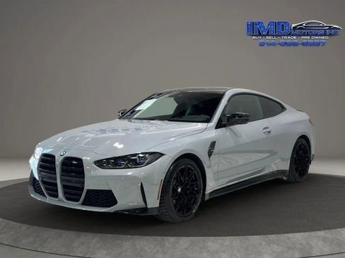 Used 2021 BMW M4 Coupe w/ Executive Package RWD image 1