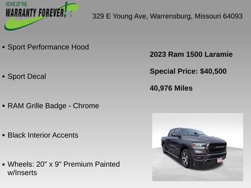 Used 2023 RAM 1500 Laramie image 14