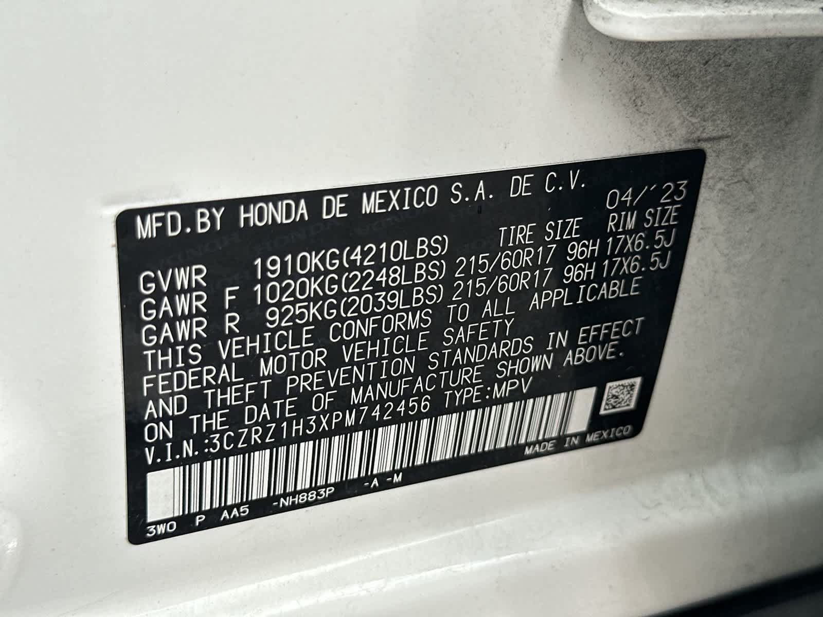 Used 2023 Honda HR-V LX image 22