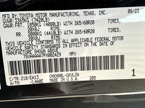 Used 2023 Toyota Sequoia Limited image 19