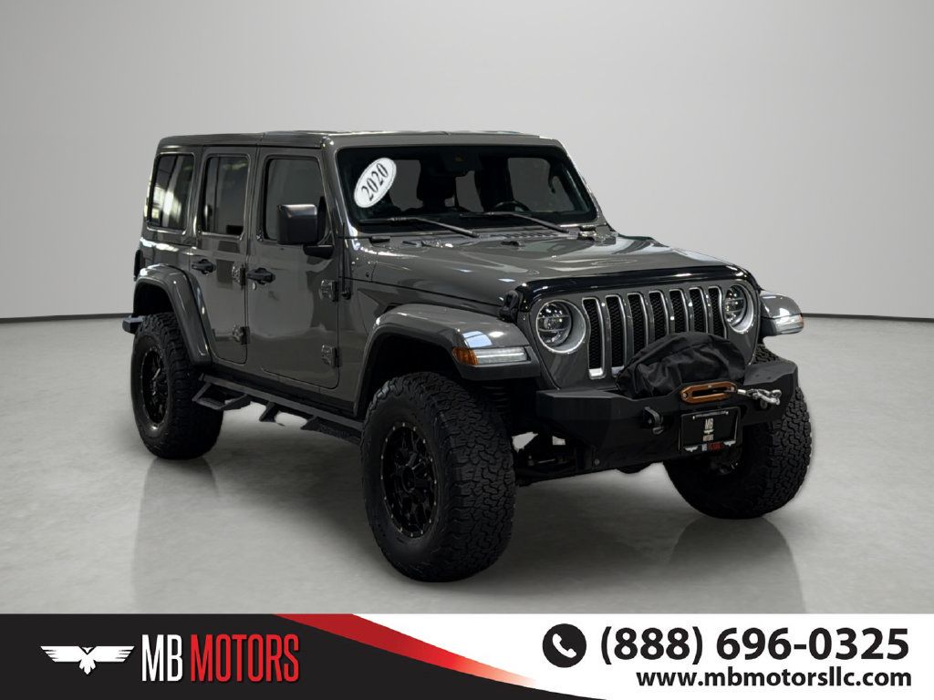 Used 2020 Jeep Wrangler Unlimited Sahara w/ Advanced Safety Group AWD/4WD image 5