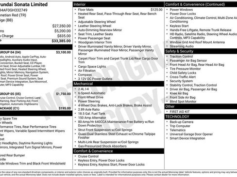 Used 2016 Hyundai Sonata Limited w/ Option Group 04 image 7