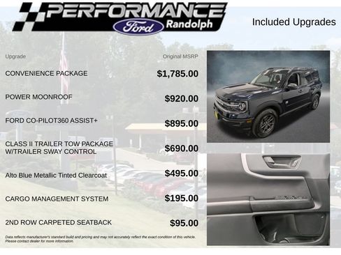 Used 2023 Ford Bronco Sport Big Bend w/ Convenience Package AWD/4WD image 6