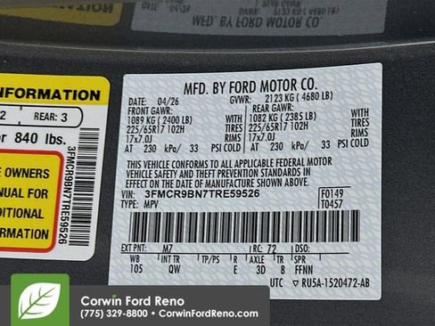 New 2026 Ford Bronco Sport Big Bend AWD/4WD image 31