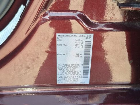 Used 2025 Nissan Altima 2.5 SV AWD/4WD image 36