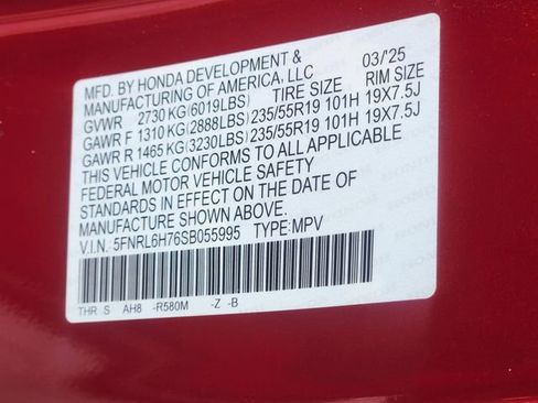 Used 2025 Honda Odyssey Sport-L image 35
