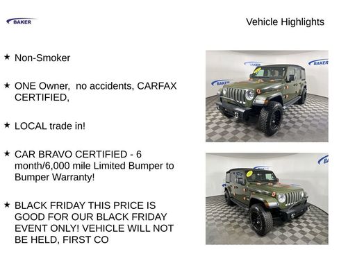 Used 2021 Jeep Wrangler Unlimited Sahara w/ Uconnect 4C Nav & Sound Group image 4