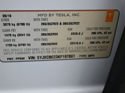 Used 2019 Tesla Model X Long Range image 8