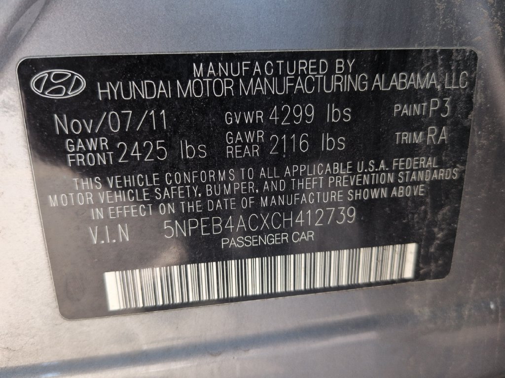Used 2012 Hyundai Sonata GLS FWD image 29