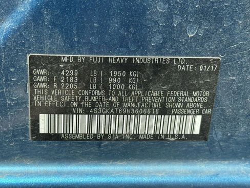 Used 2017 Subaru Impreza 2.0i Limited w/ Moonroof/BSD & Rcta/Eyesight AWD/4WD image 15