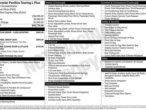 Used 2017 Chrysler Pacifica Touring-L Plus FWD image 2