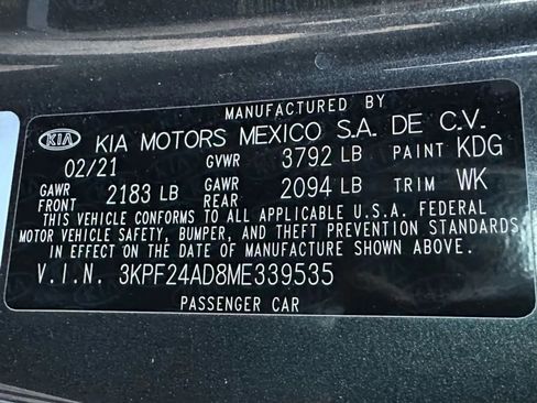 Used 2021 Kia Forte LXS FWD image 20