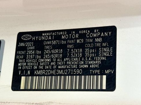 Used 2021 Hyundai Palisade SEL AWD/4WD image 34
