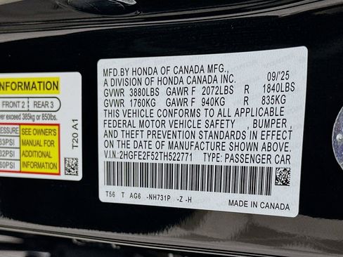 Certified 2026 Honda Civic Sport image 30