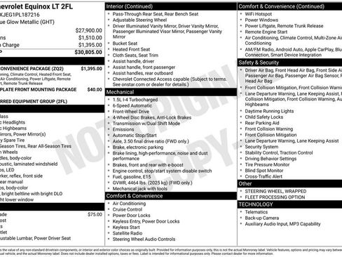 Used 2023 Chevrolet Equinox LT w/ Driver Convenience Package FWD image 17