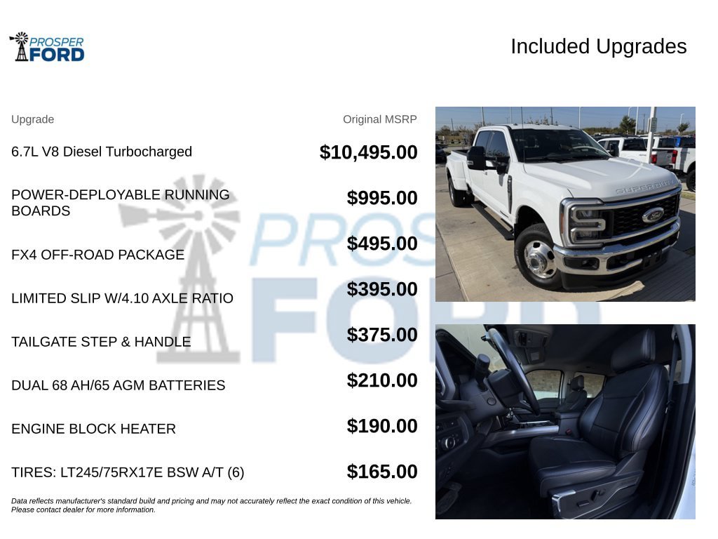 Used 2024 Ford F350 Lariat w/ FX4 Off-Road Package AWD/4WD image 3