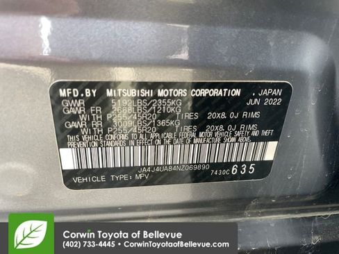 Used 2022 Mitsubishi Outlander SEL Black Edition AWD/4WD image 29