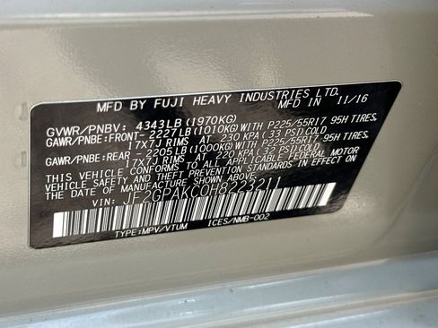 Used 2017 Subaru Crosstrek 2.0i Limited AWD/4WD image 36