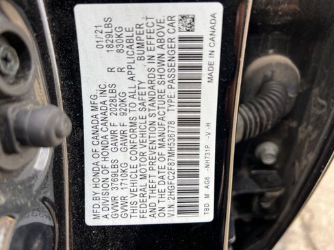 Used 2021 Honda Civic Sport image 36